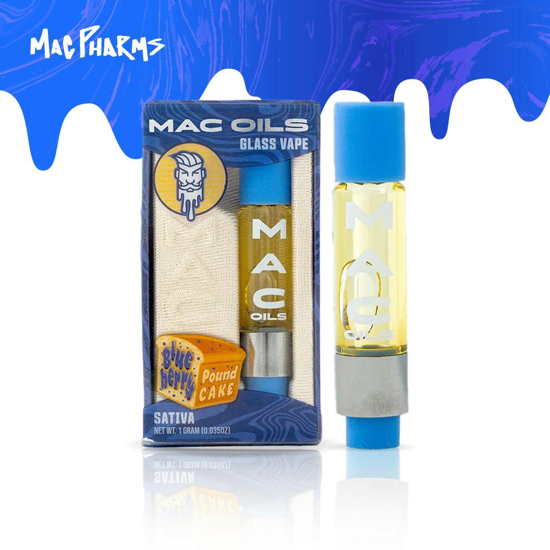 Mac Pharms | Blueberry Pound Cake | Cartridge | 1G - Mac Pharms