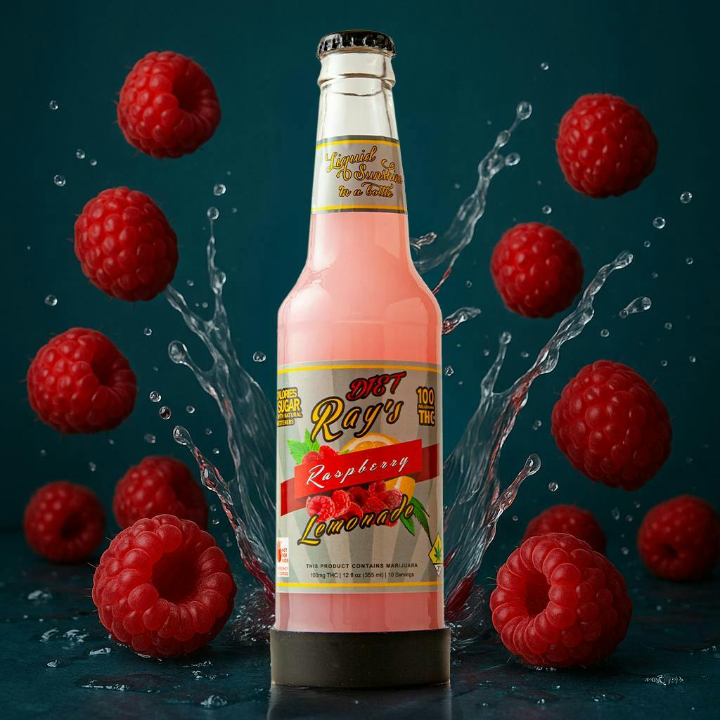 Ray's Lemonade | Diet Raspberry | Carbonated | 100mg | 12 fl oz at Island Herb