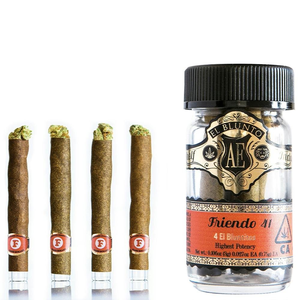 El Blunto x Friendo 4Pack Friendo 41 4 x .75G [mini blunt] El