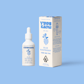 Yummi Karma Drops - Blue Raspberry 1000mg THC