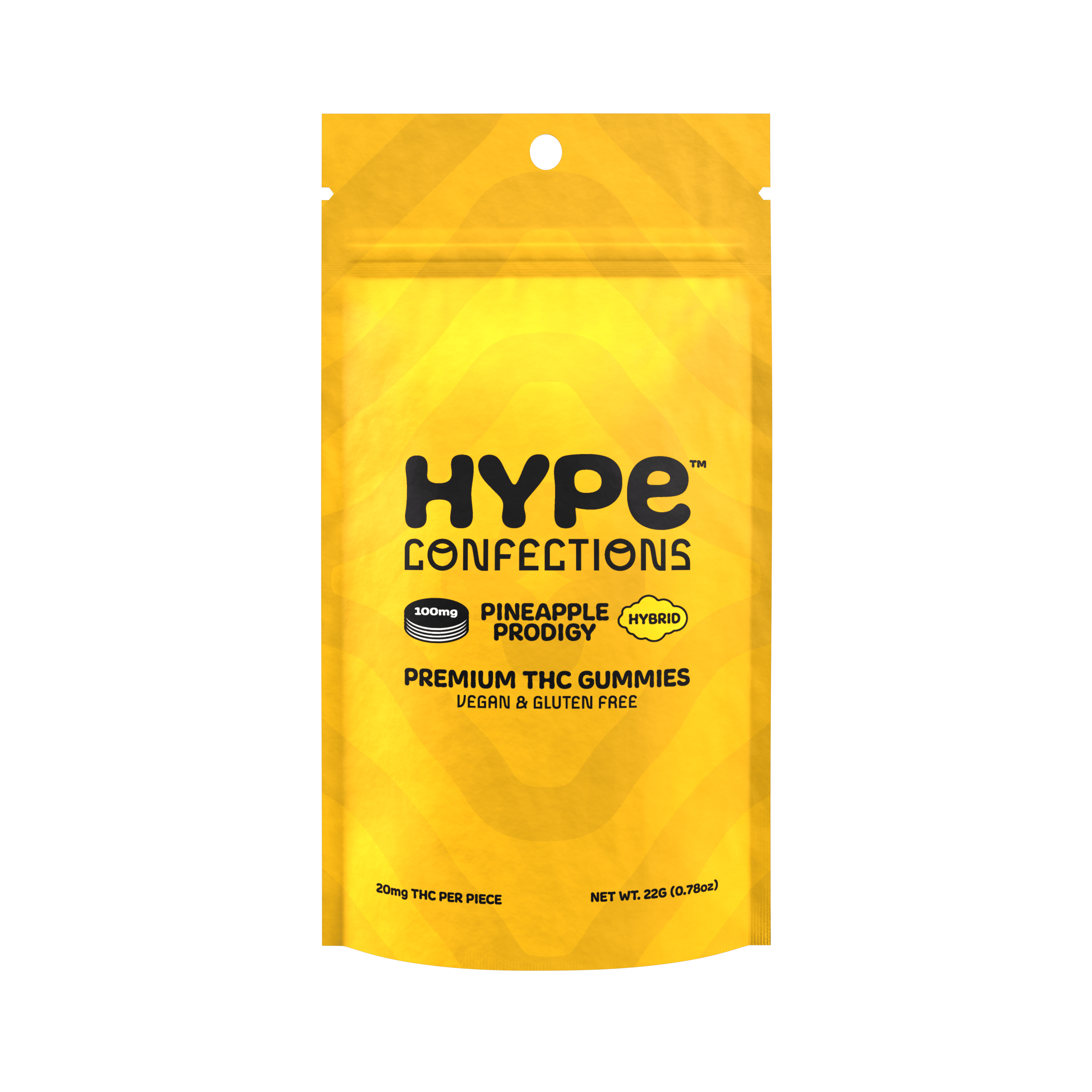 Pineapple Prodigy 100mg - Hybrid Medical Gummies
