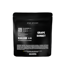 - GRAPE SORBET - 3.5G Black Label Mylar