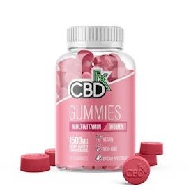 CBDfx - Womens Multi Vitamin Gummy - 60ct Bottle - 1500mg