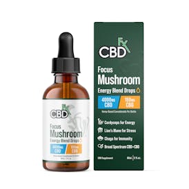 Focus Mushroom Tinctures - CBG Energy Blend - 60ml - 4000mg