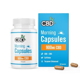 CBD + CBG Morning Capsules For Energy & Focus 900mg