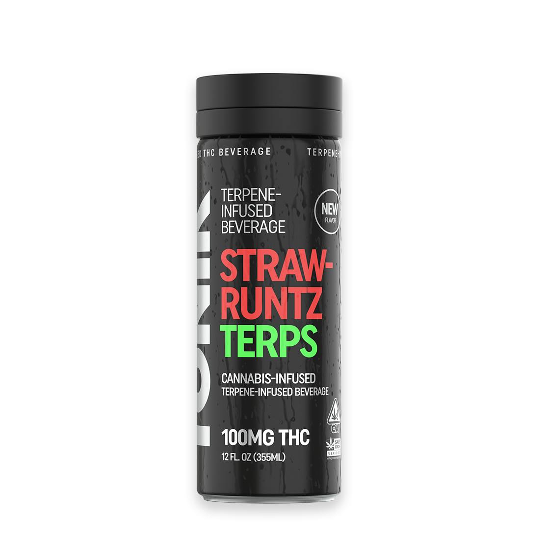 TONIK TERPS: Straw-Runtz Terpene 12oz. Beverage (100mg)