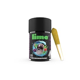 Live Resin & Hash Infused Lil' Limes (.6g x 5 Mini Pre Rolls) | Purple Zaza