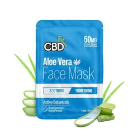 CBD Face Mask - Aloe Vera - 50mg