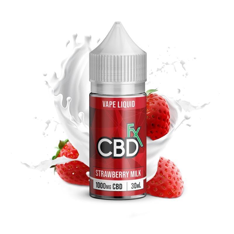 Strawberry Milk CBD Vape Juice 1000mg - CBDfx