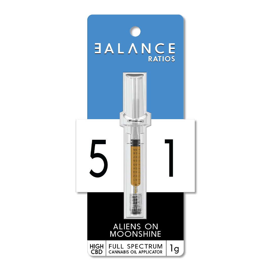 BALANCE Ratios 5:1 High CBD Extract Applicator - Aliens on Moonshine