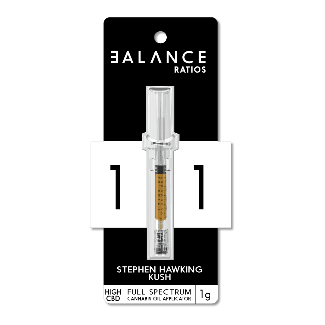 BALANCE Ratios 1:1 High CBD Extract Applicator - Stephen Hawking Kush