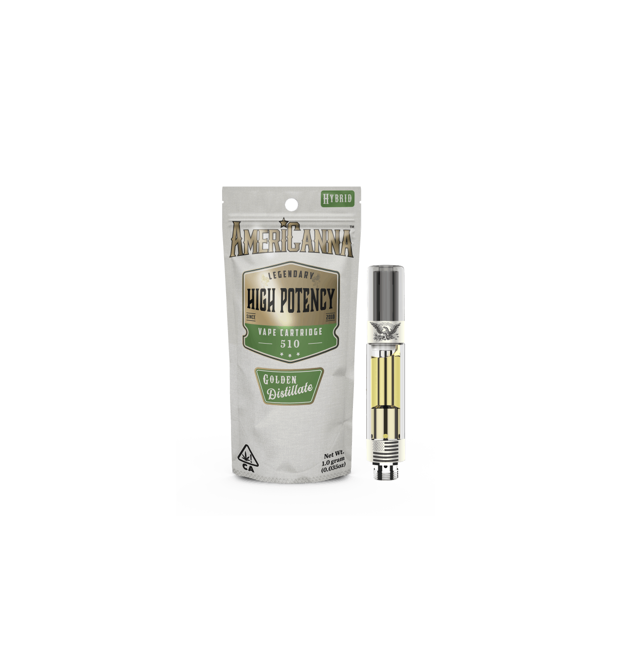 Blue Dream High Potency Distillate Vape Cart - Americanna