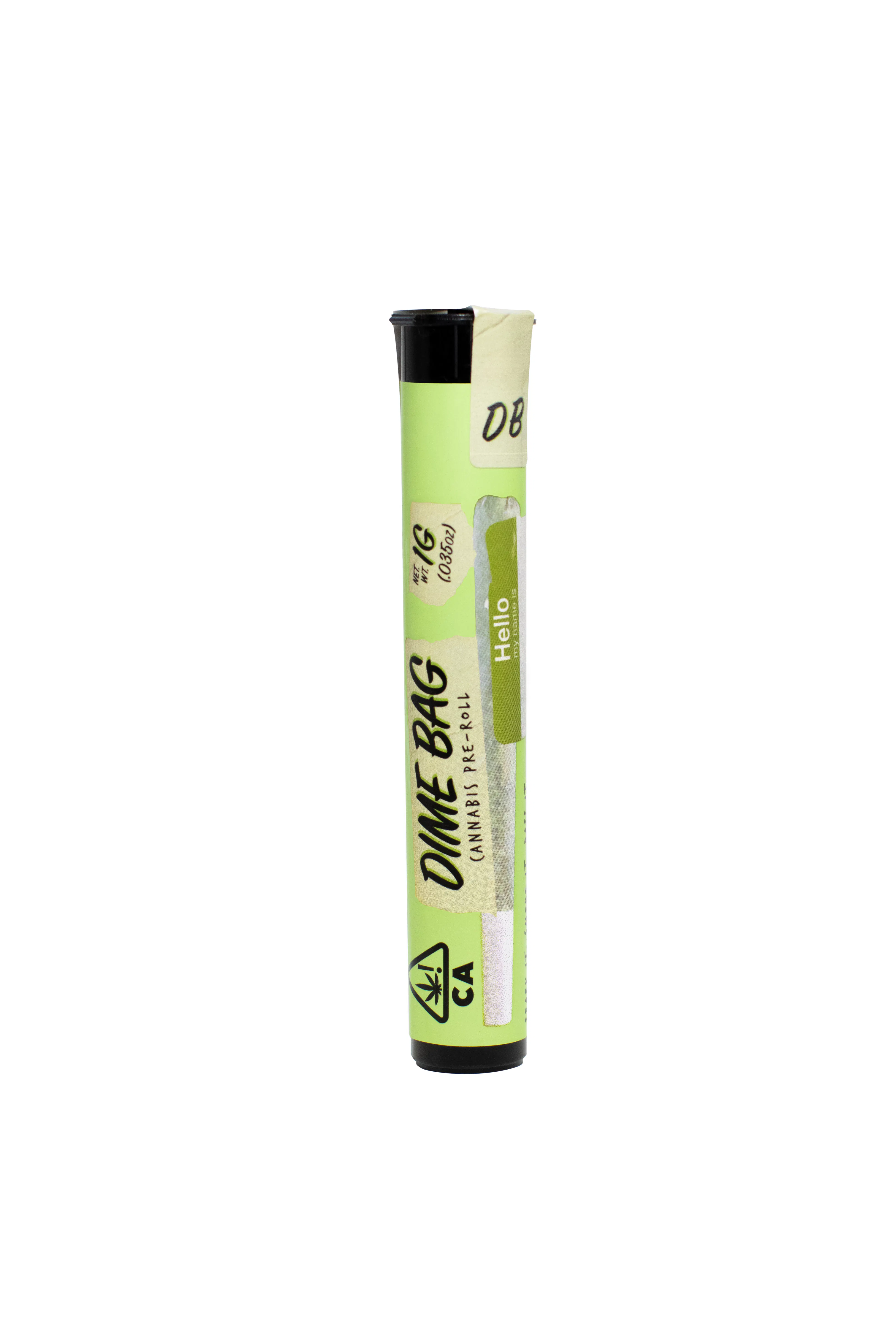 Dime Bag - Dime Bag | Blackberry kush Indica Pre-Roll (1g) Main Image