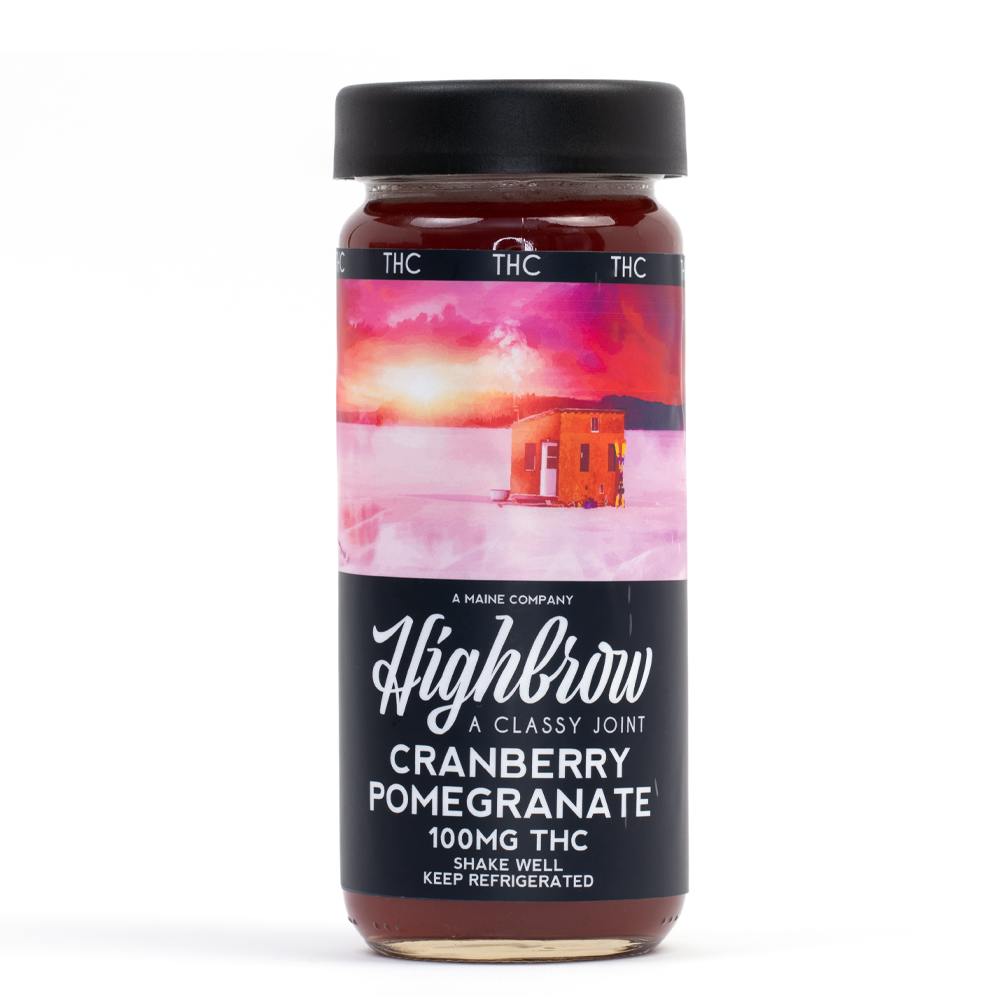 Highbrow Cranberry Pomegranate Drink 100mg - Medical by Highbrow