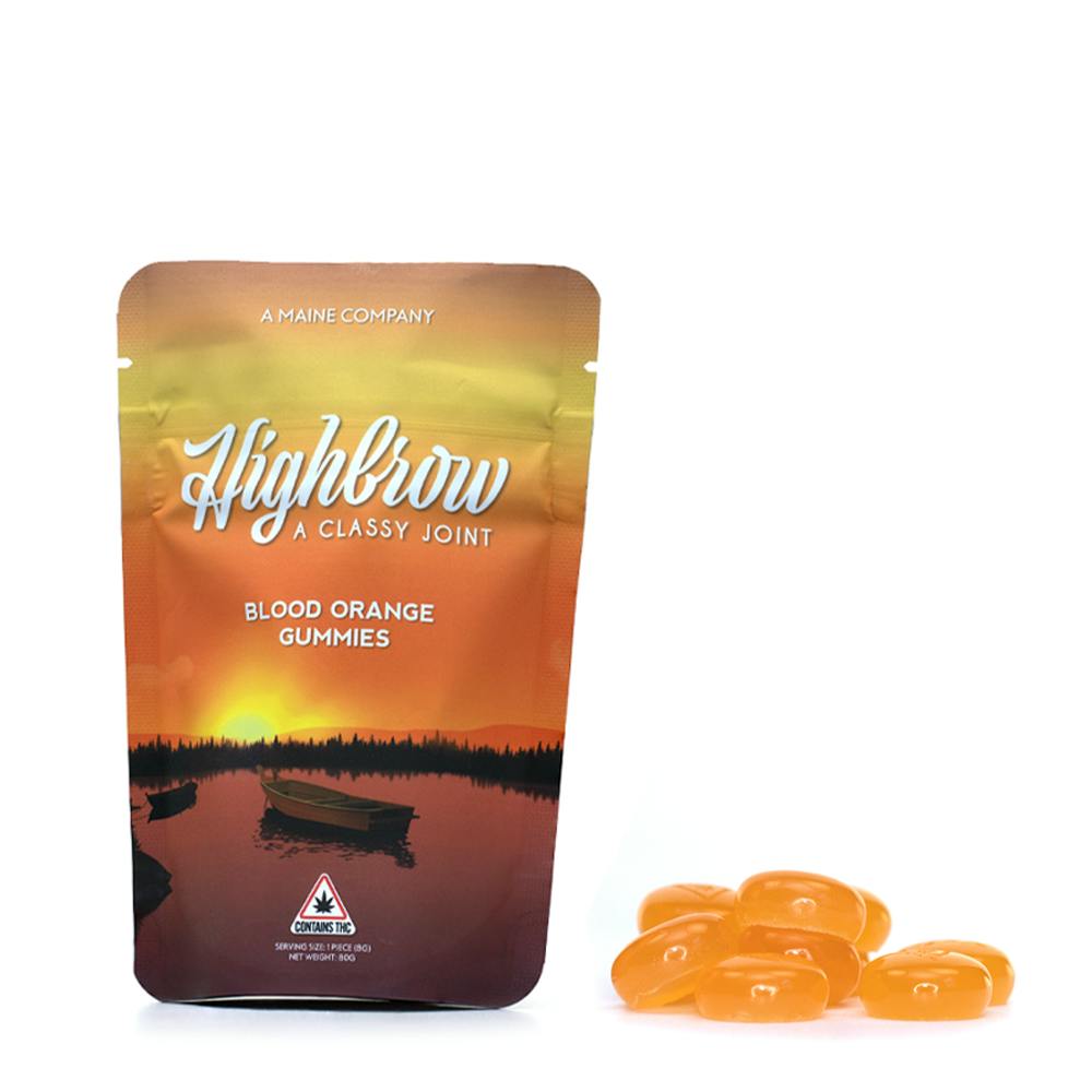 Highbrow Blood Orange Gummies 100mg