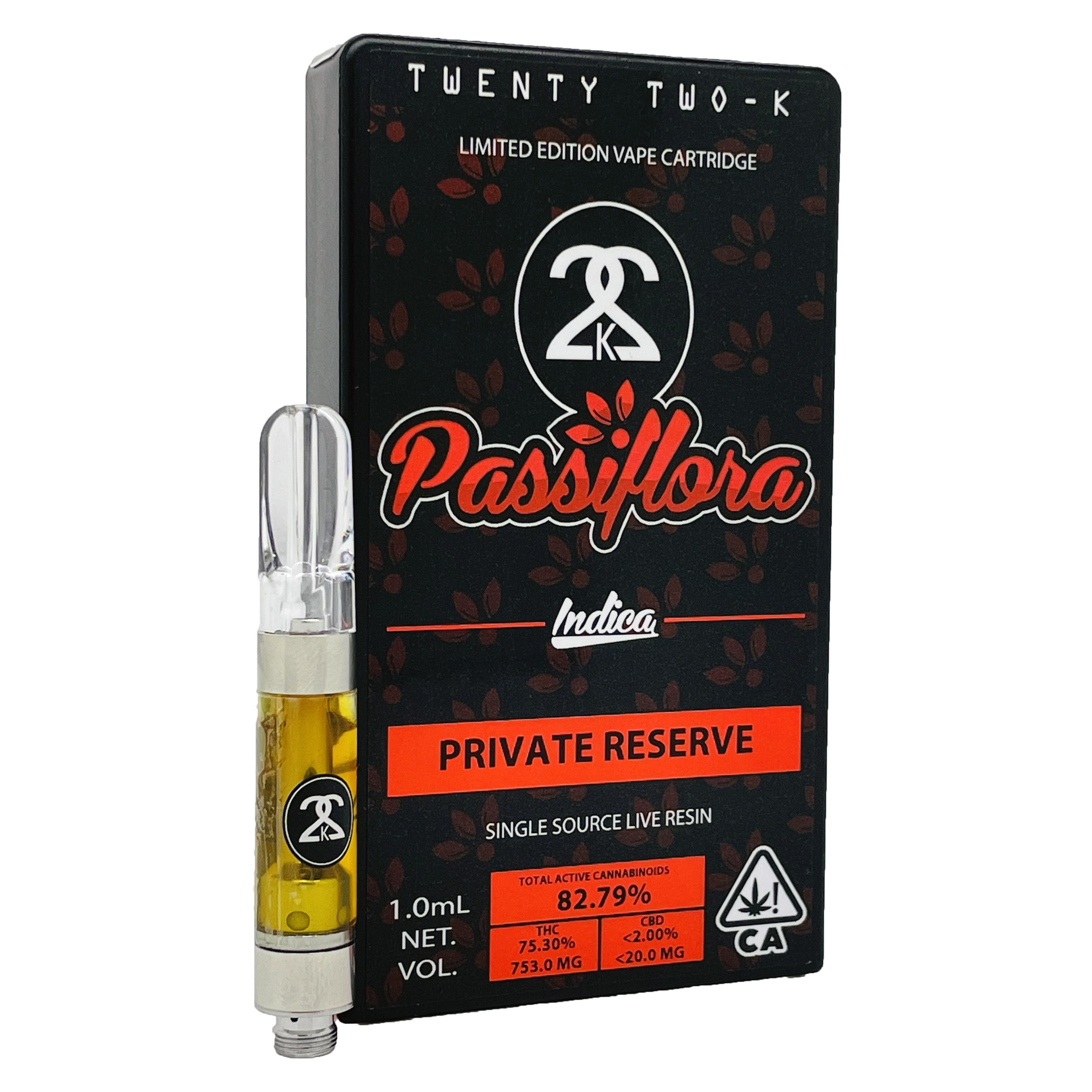 22K x Passiflora - Private Reserve - 1.0ml Cartrige - Twenty Two K / 22k