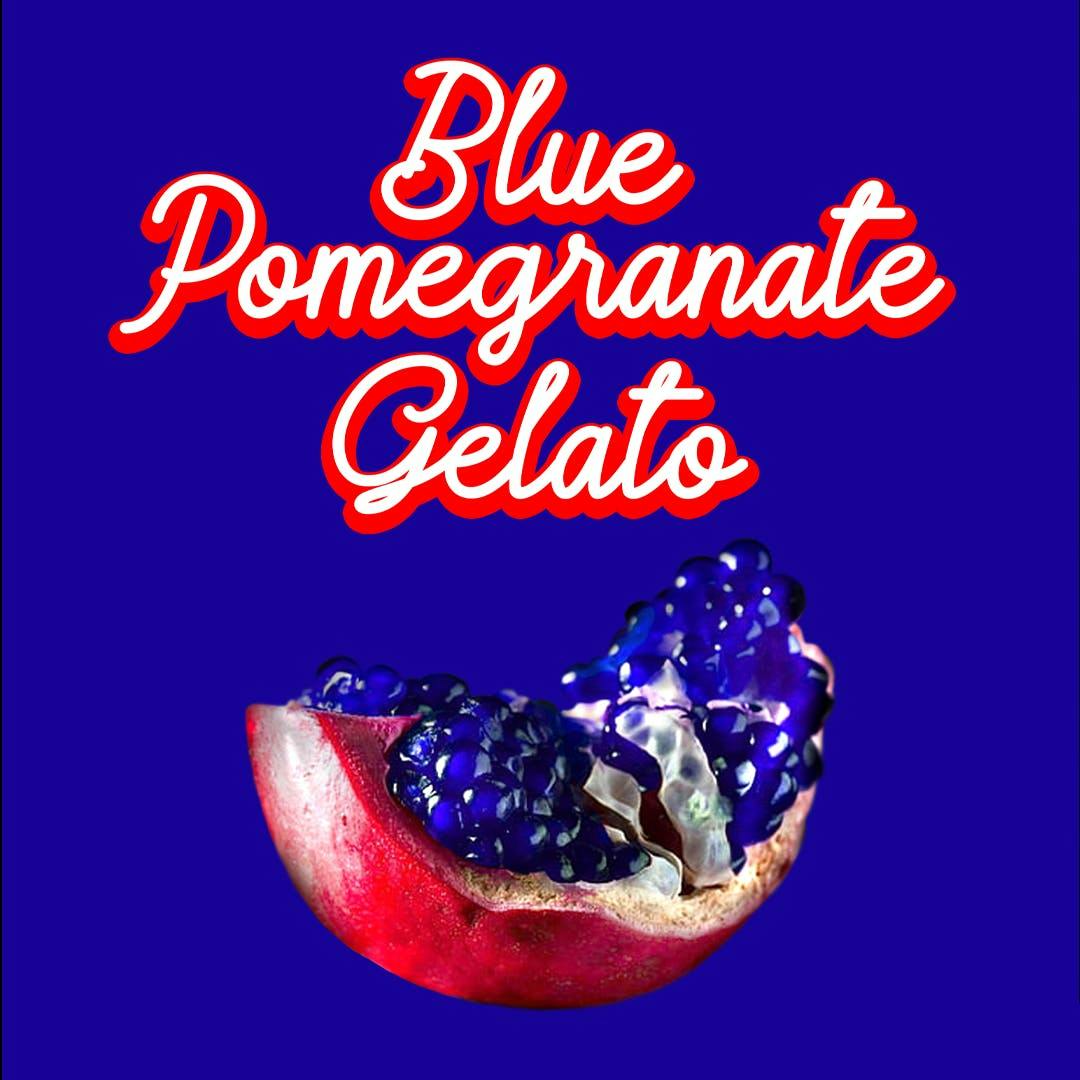Blue Pomegranate Gelato Flower