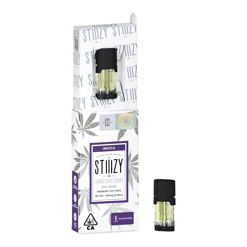 STIIIZY Vape Cartridge - MASTER KUSH 1G CDT Pod - STIIIZY, Cartridges