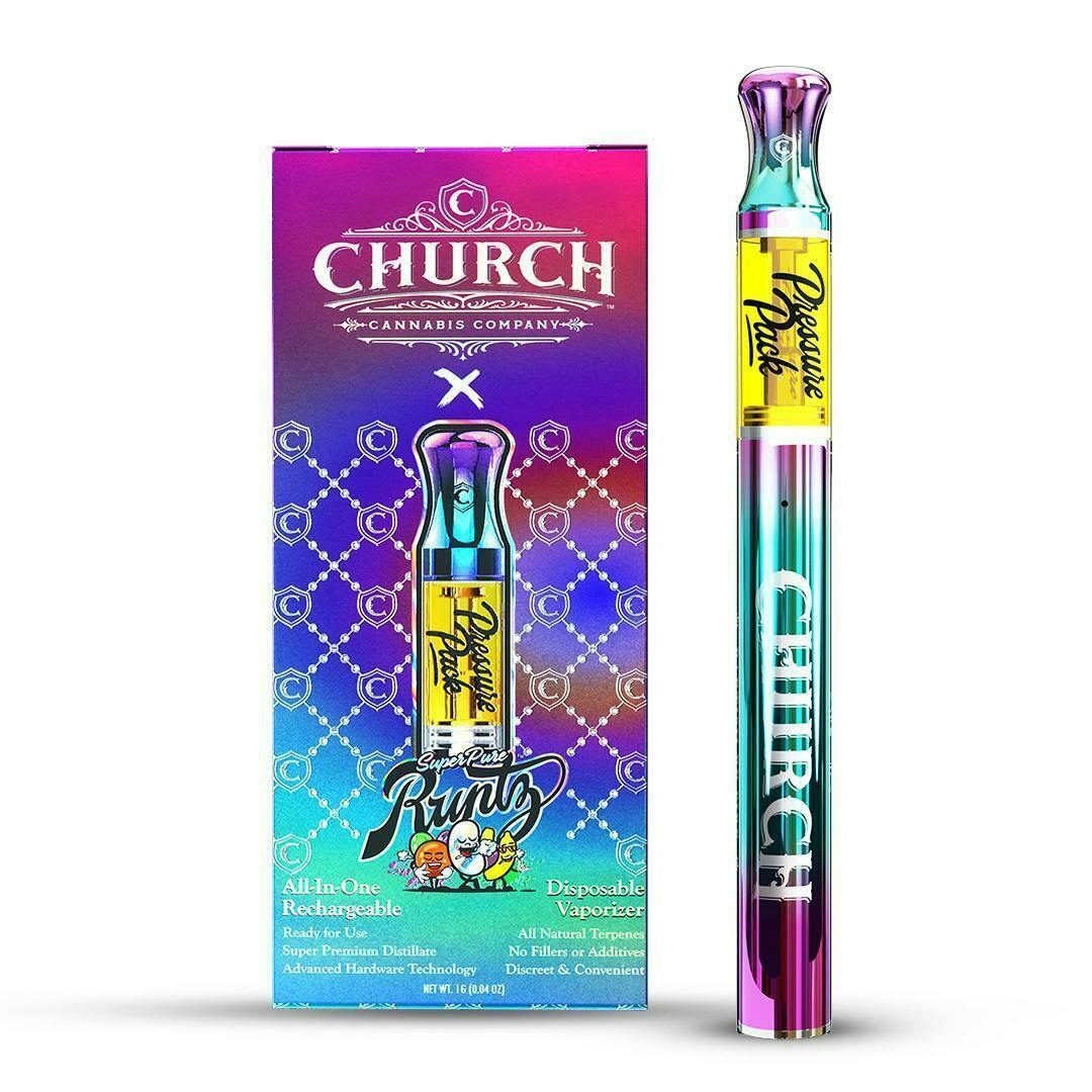 Church Cannabis x Pressure Pack | Super Pure Runtz | Disposable | 1g