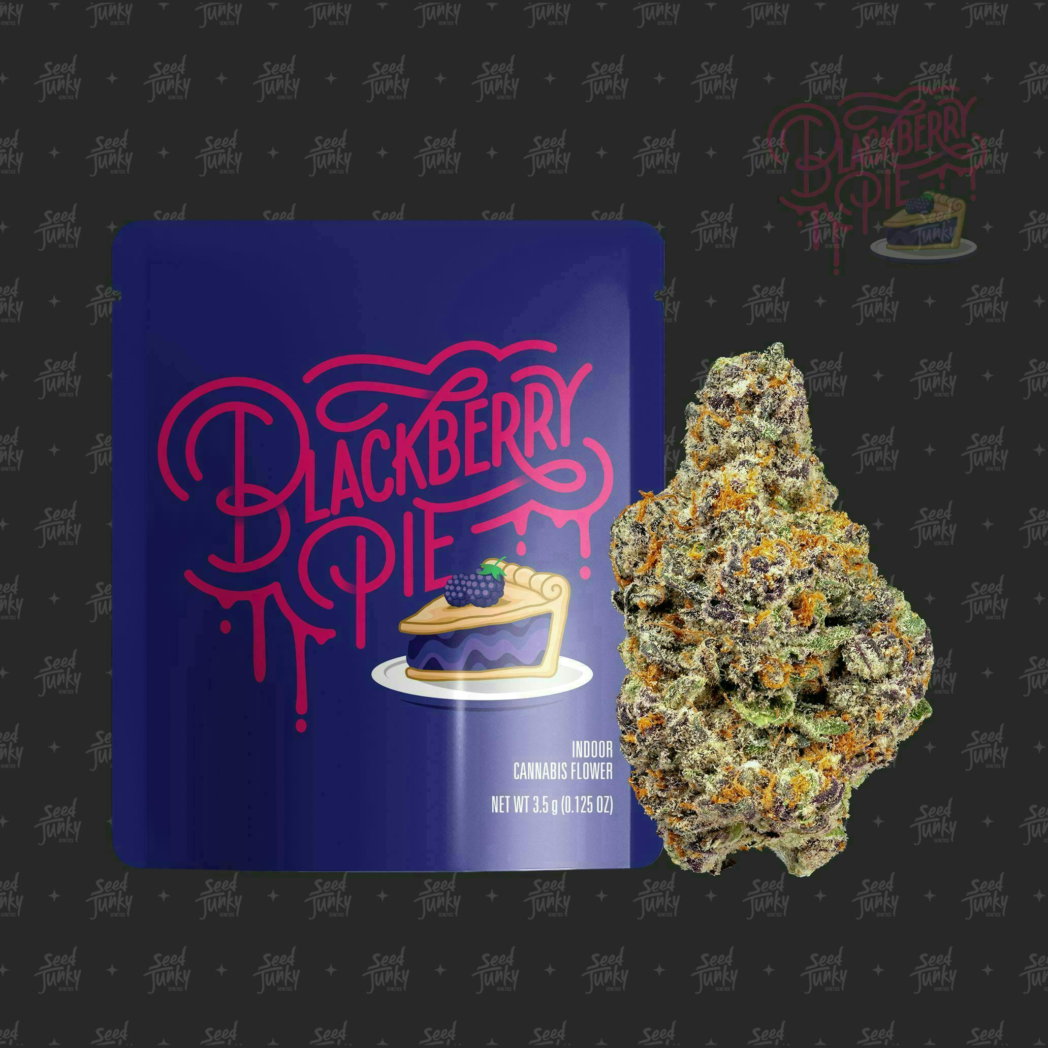 Blackberry Pie | Big Buds | 3.5g by Seed Junky