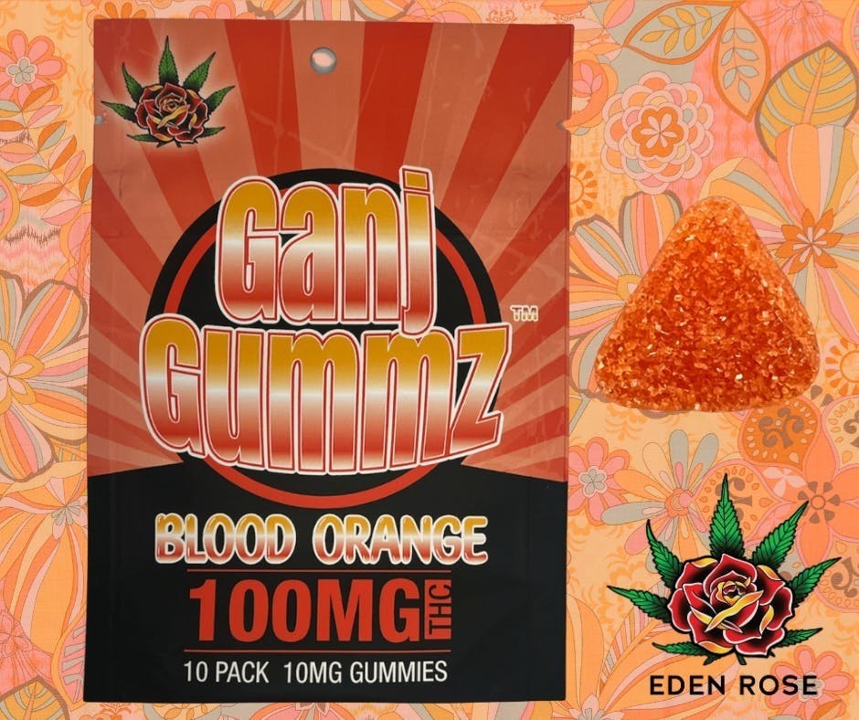 100MG Ganj Gummz - Blood Orange