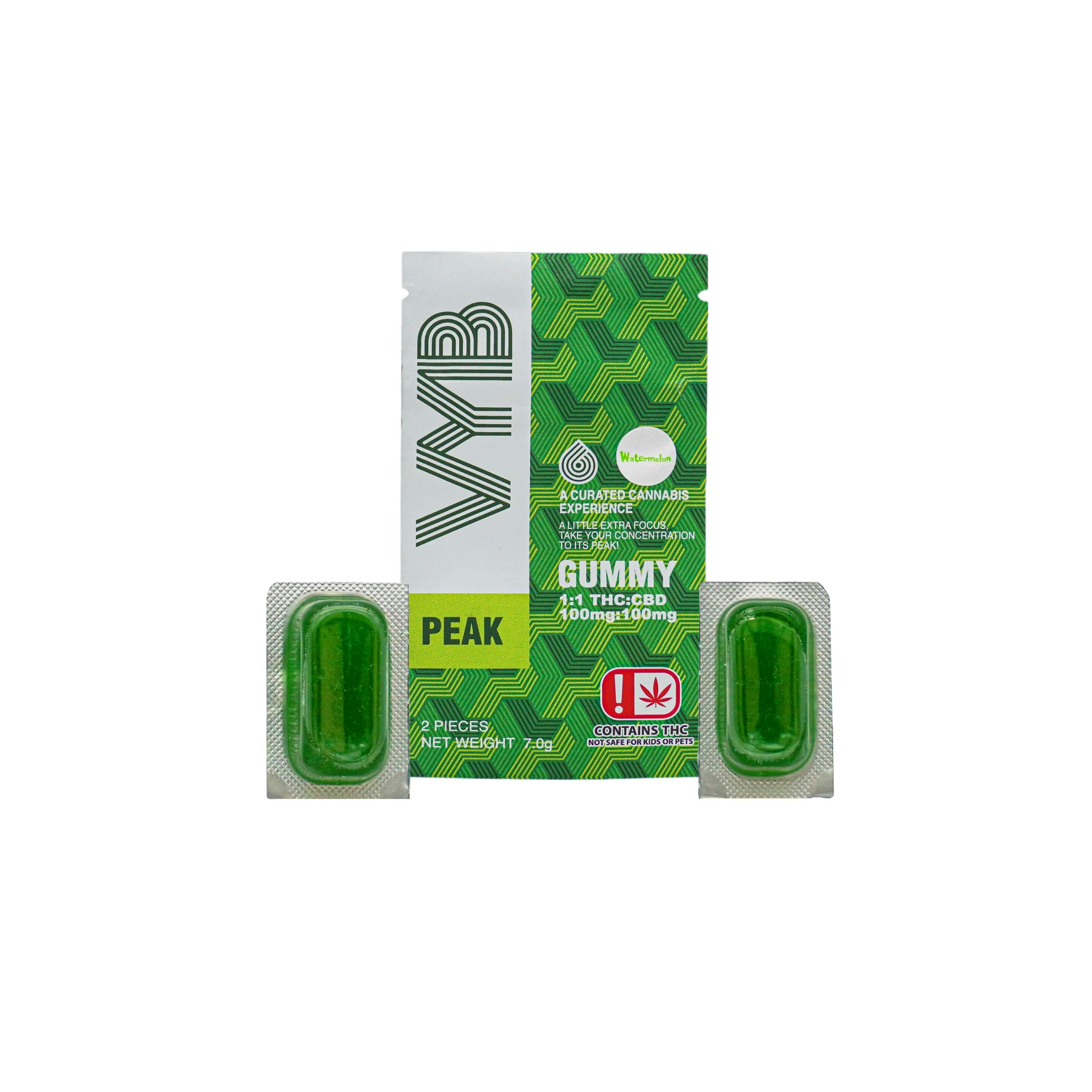 VYB Peak Single Gummies | 100mg | Watermelon