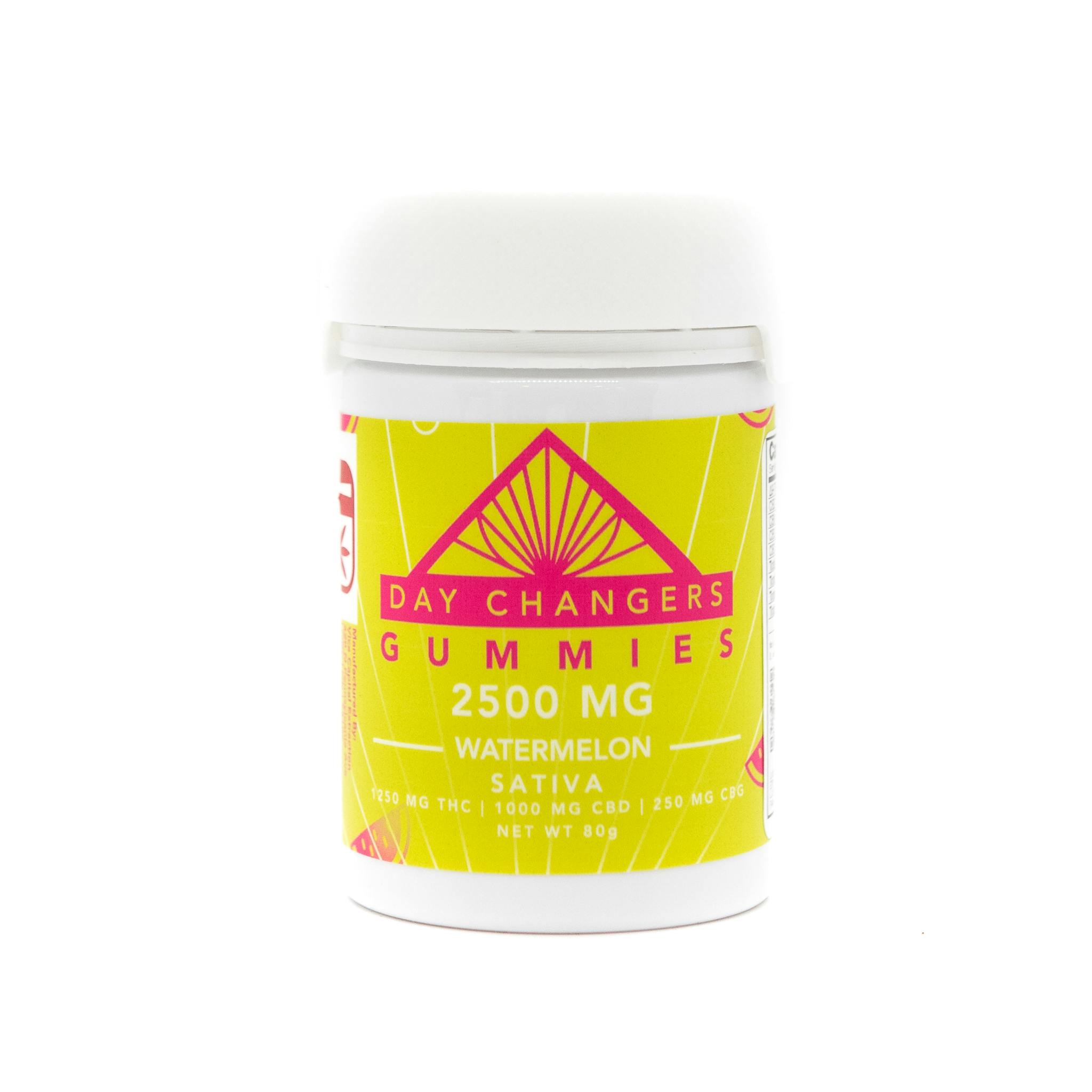 Edible - Day Changers - 2500mg THC Sativa Watermelon Gummy 10ct