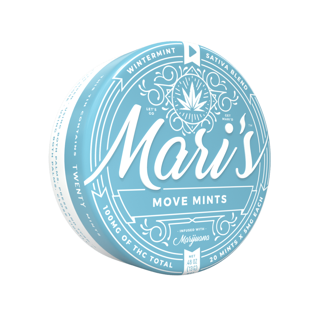 Wintermint Sativa 100mg Move Mints (20 pcs/pk)