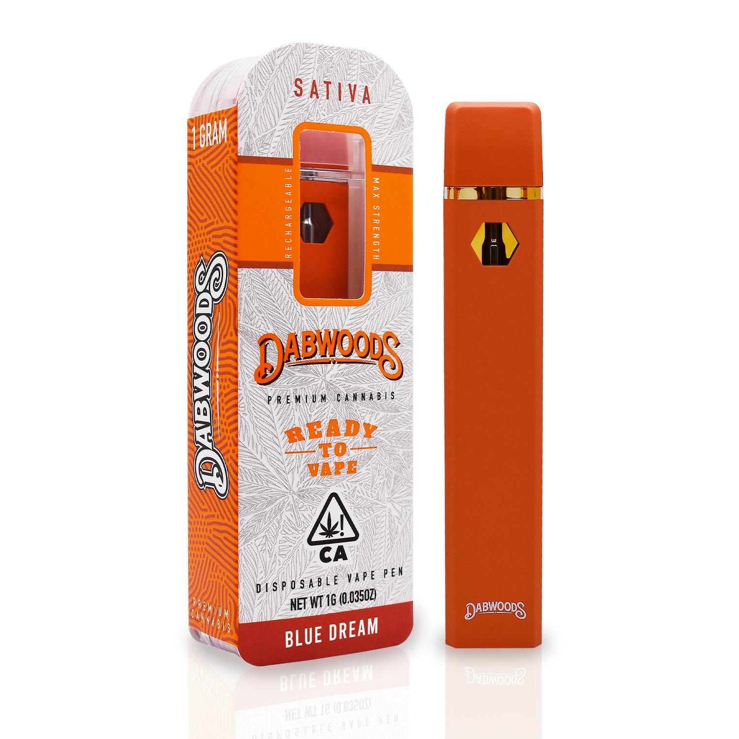 Dabwoods 1ml Disposable Vape Pen With 280mAh Battery, Thick Oil