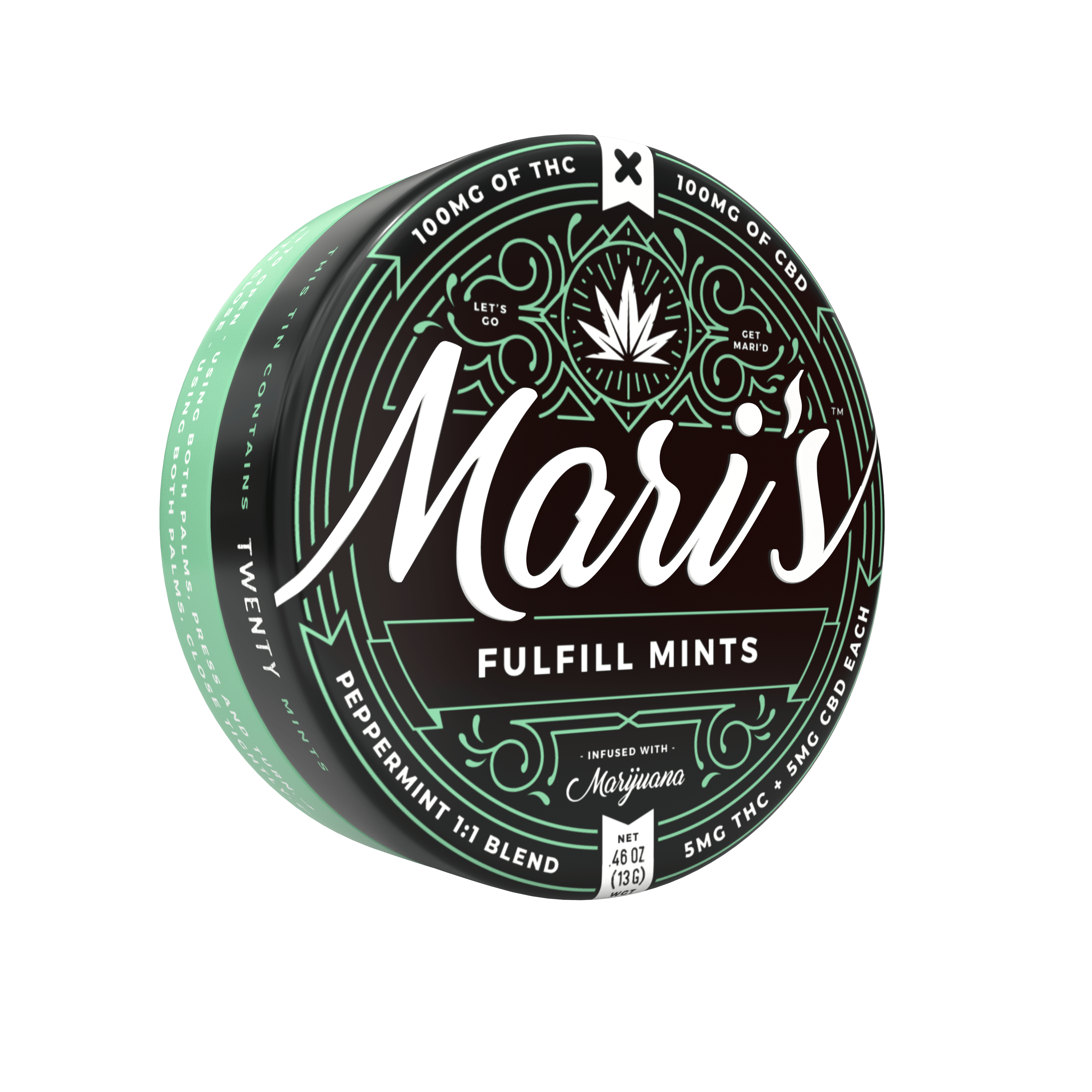 Peppermint 1:1 200mg Mints (20 pcs/pk)