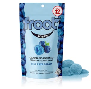 Froot - Froot | Blue Razz Dream 100mg (Hybrid) - Gummies 10pk
