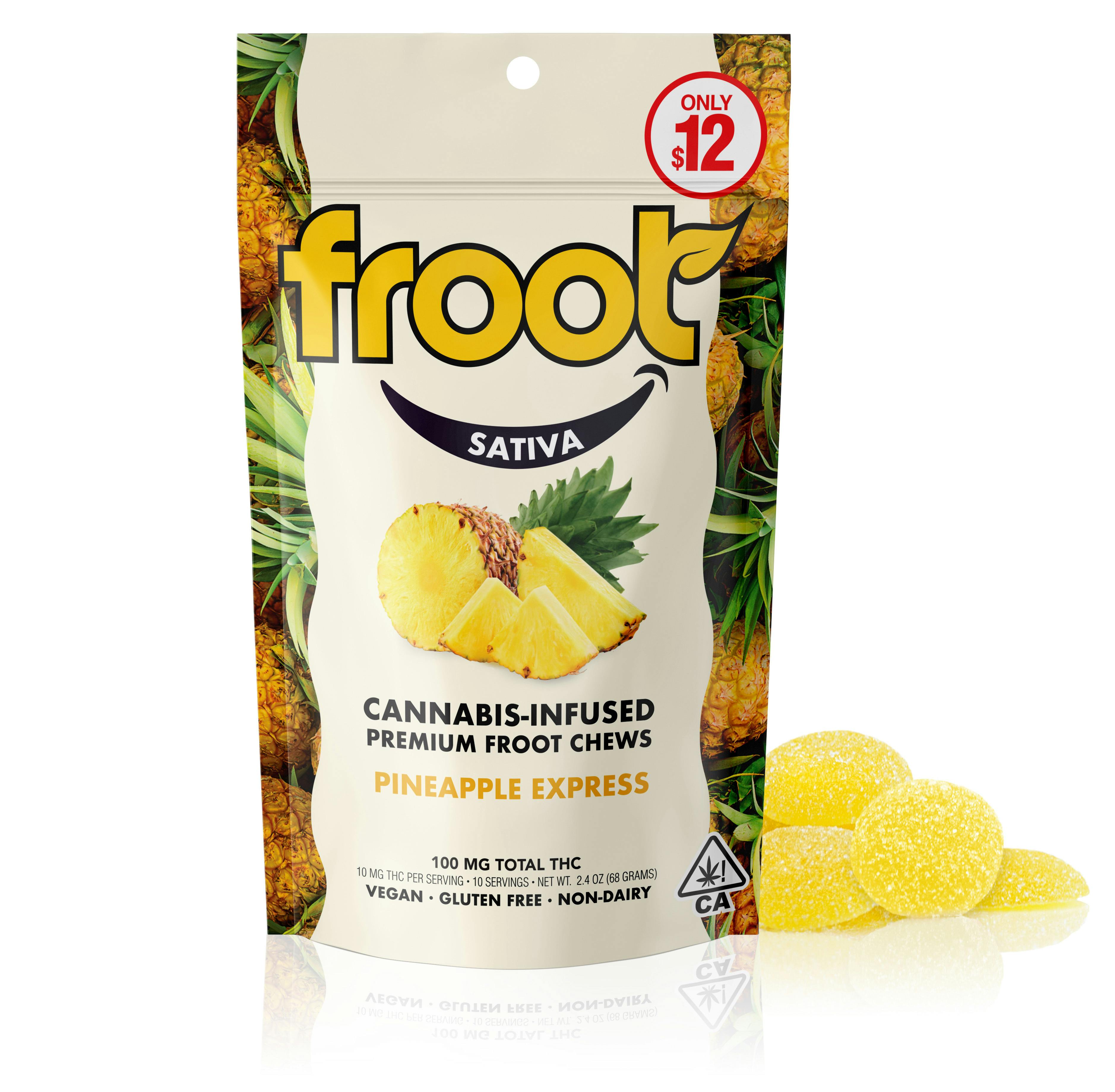 Froot Pineapple Express Gummies 100mg Froot