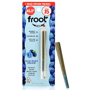 FROOT - Froot Blue Razz Dream Infused 1-gram Pre-roll