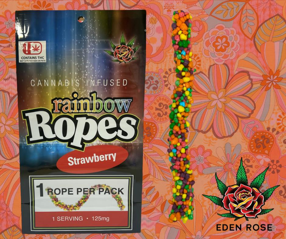 125MG Rainbow Rope - Strawberry