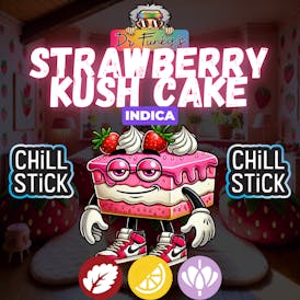 Dr. Funky's Chill Stick Strawberry Kush Cake OG 0.6g (Indica)