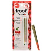 ON SALE Froot Cherry Pie Infused 1-gram Pre-roll (2 for $30)