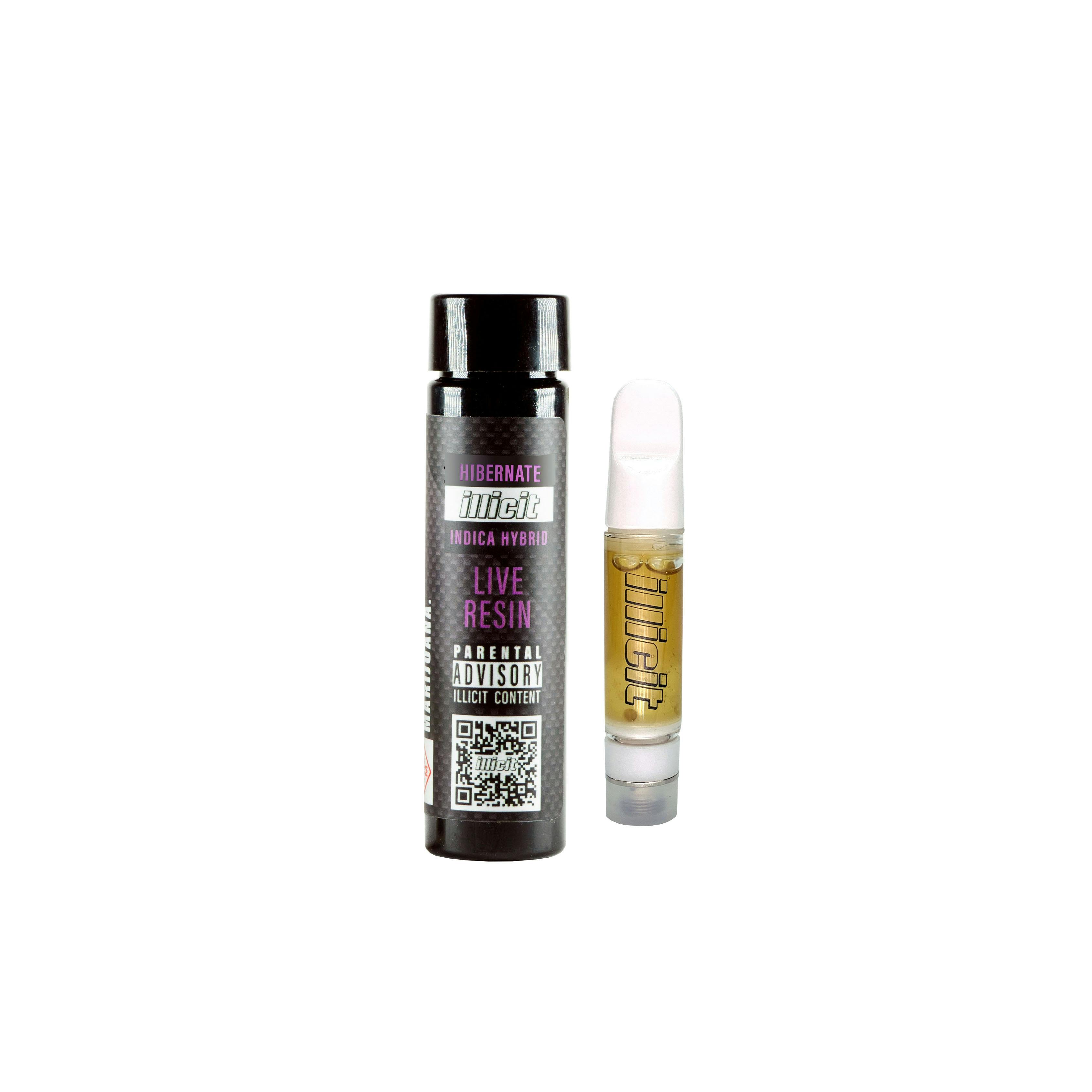 Hibernate Live Resin 1g Cartridge by ILLICIT