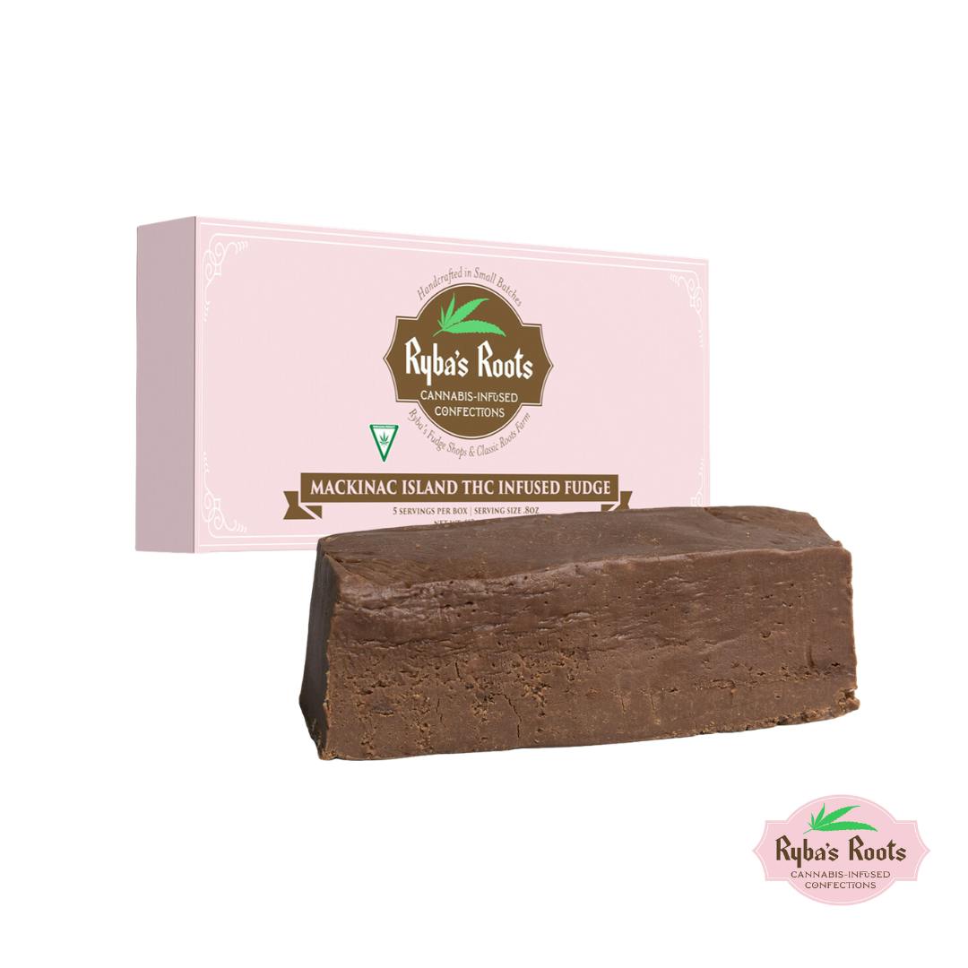 Chocolate Mackinac Island THC Infused Fudge | 100mg by Ryba's Roots