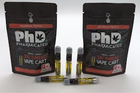 Pharmicated 510 Thread Vape Cart - 1000 mg - Georgia Peach (I)