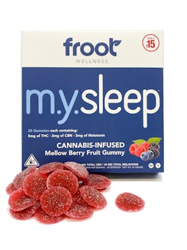 M.Y. SLEEP Gummies - 100mg THC, 40mg CBN