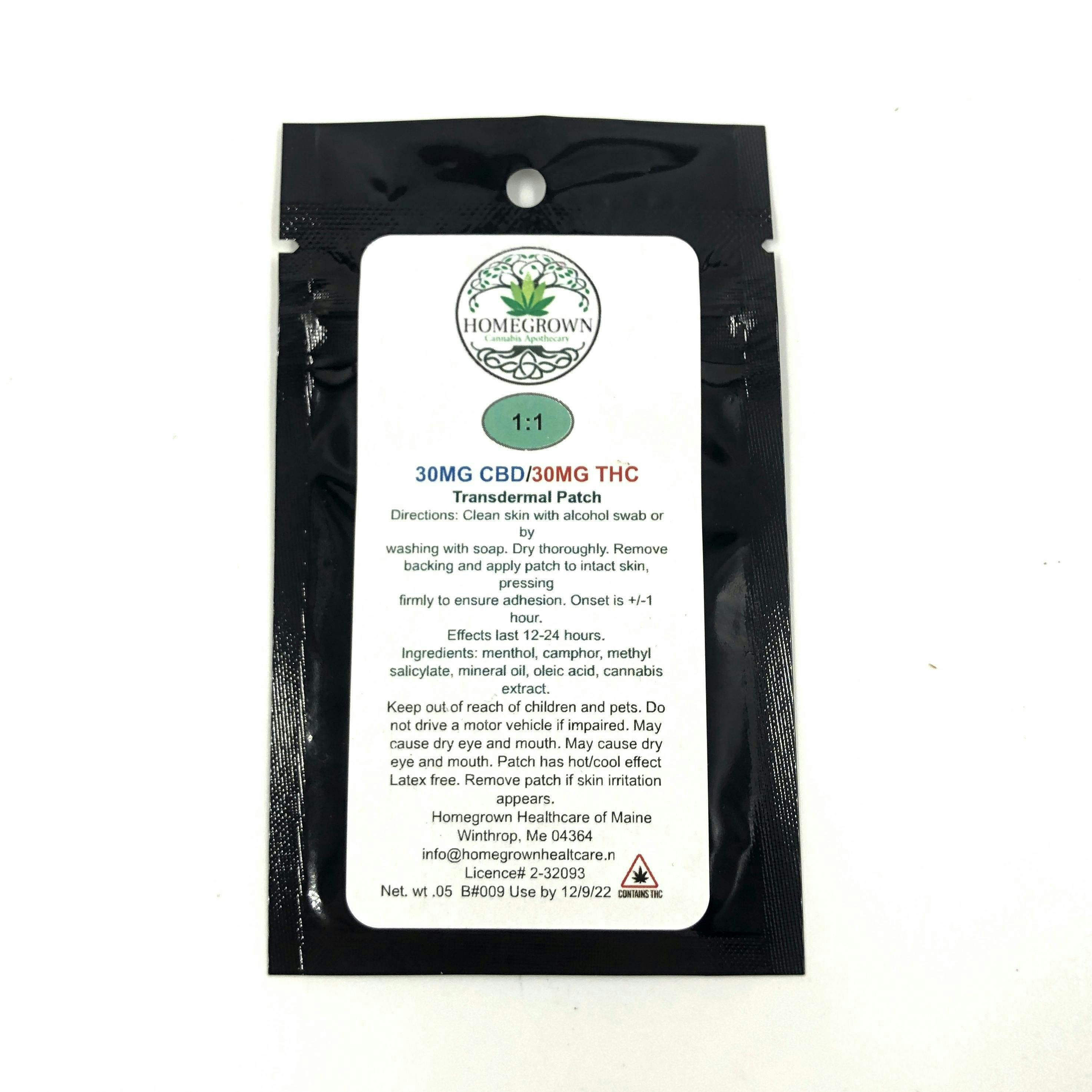 30mg THC Transdermal Patch at indico