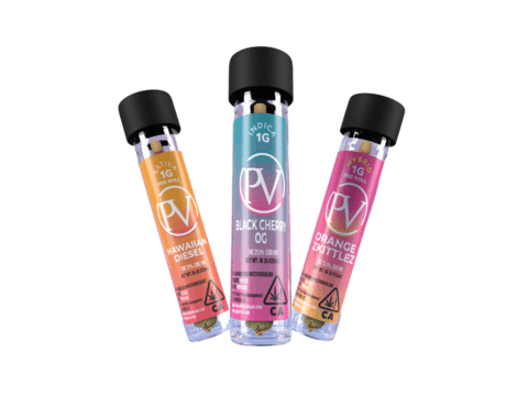 Platinum Vape Triangle Kush (Indica) Handcrafted Pre-roll 1g