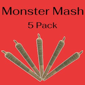Monster Mash Pre-Roll w/ Rosin & Kief Coating - 1 1/4s - 5 Pack