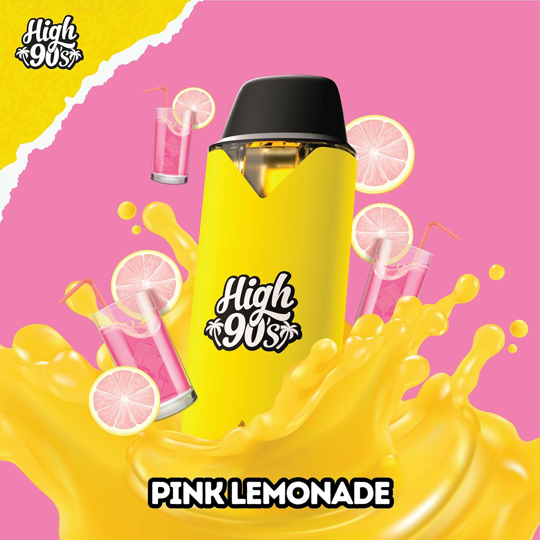 High 90s : Lemon Haze Live Resin 1g All-In-One Vape - HIGH 90s