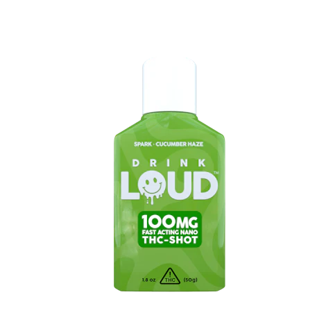 Rove Drink Loud - Cucumber Haze · Spark Shot (100mg THC), Edibles