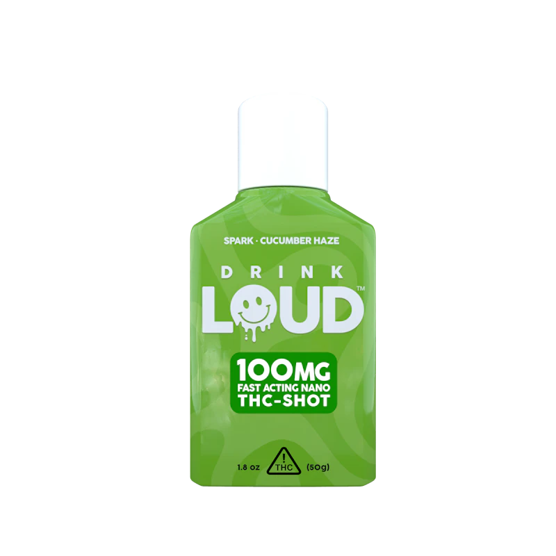 Rove Drink Loud - Cucumber Haze · Spark Shot (100mg THC), Edibles
