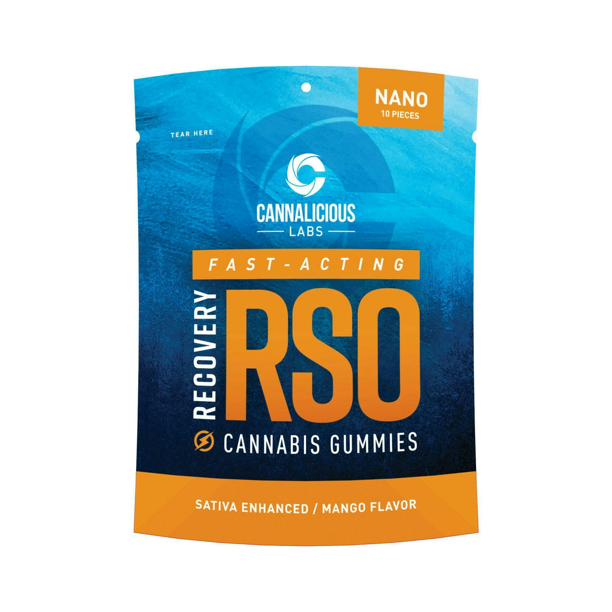 RSO Recovery Gummy, Mango
