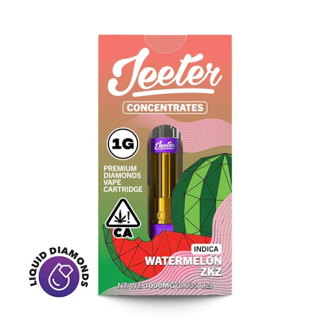 Jeeter Watermelon ZKZ · Premium Diamonds Cartridge · 1g, Cartridges
