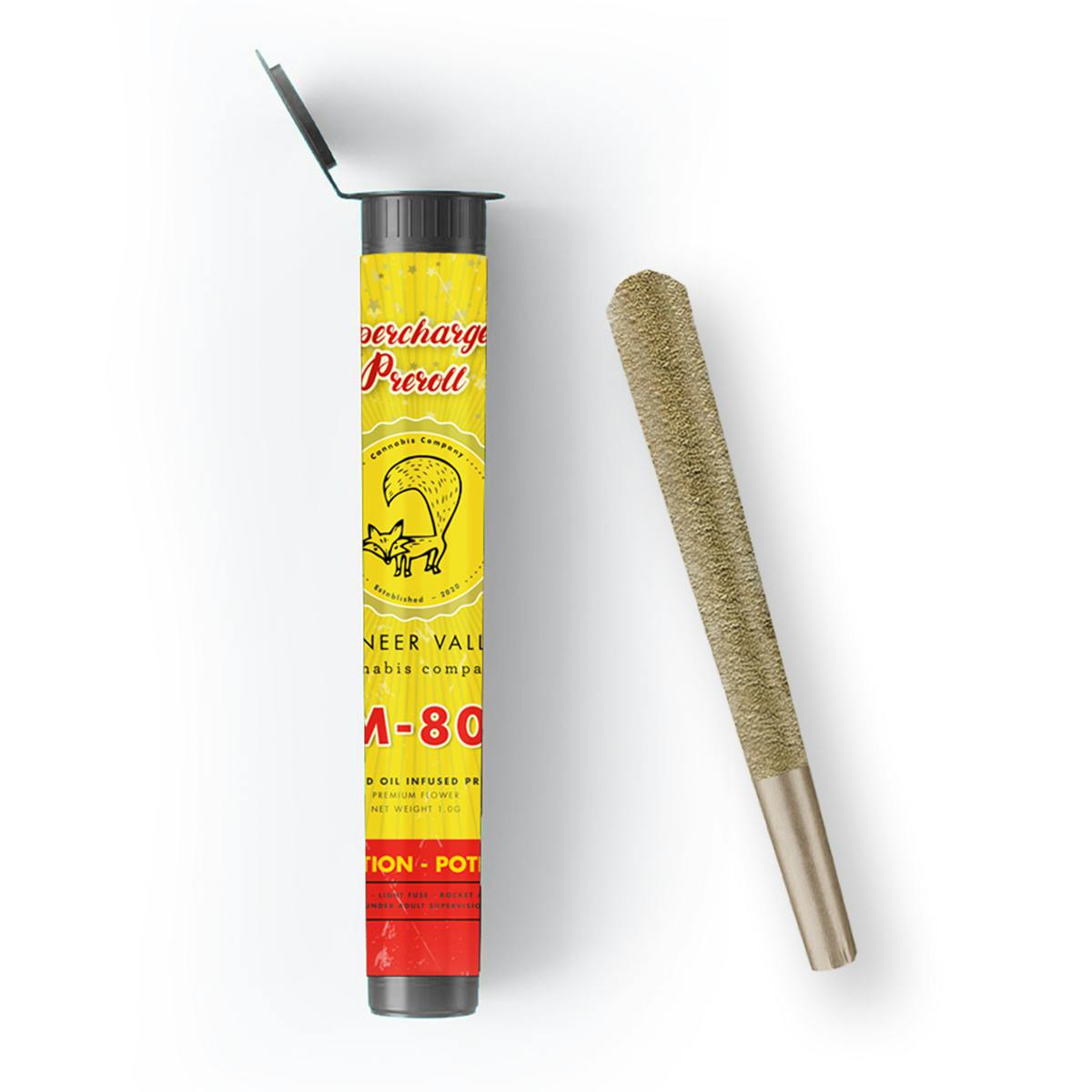Tropical Trainwreck M-80 Infused Pre-Roll by Pioneer Valley Cannabis Co