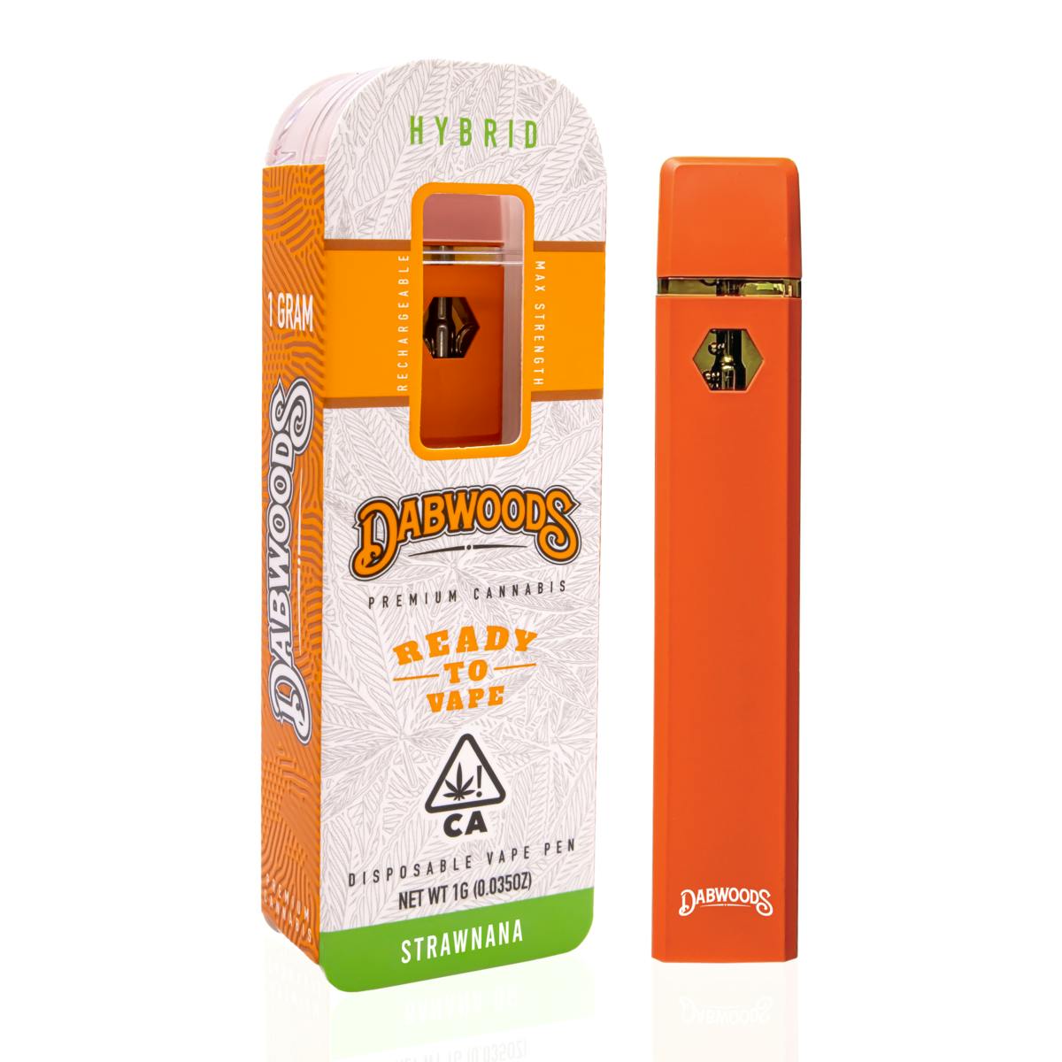 DABWOODS 1 GRAM ALL IN ONE DEVICE STRAWNANA - Dabwoods